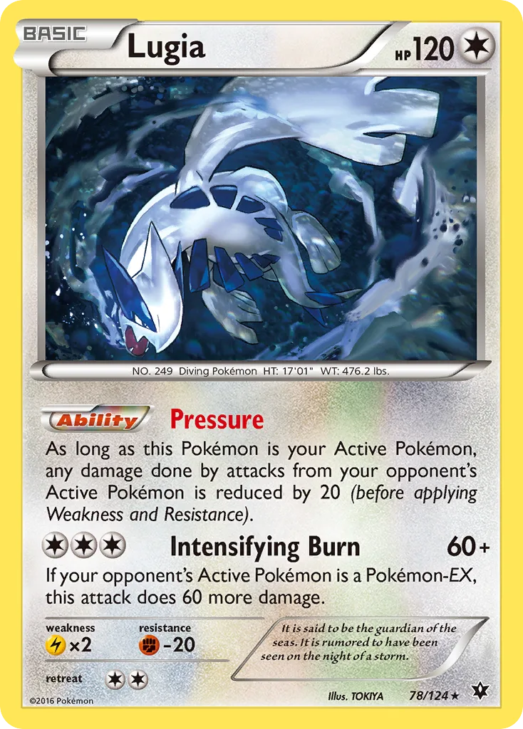 Lugia, Fates Collide #078 / 124