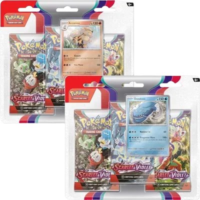 Scarlet & Violet 3-Pack Blister (Set of 2)