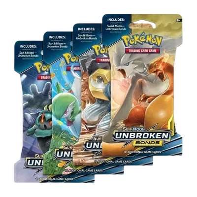 Unbroken Bonds Sleeved Booster Pack Art Bundle (Set of 4)