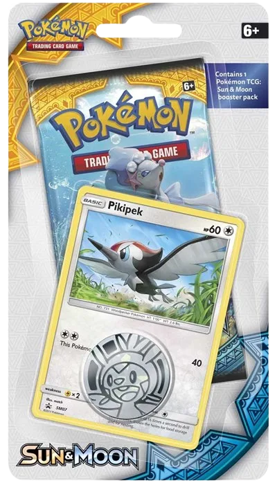 Sun & Moon Single Blister Pack - Pikipek