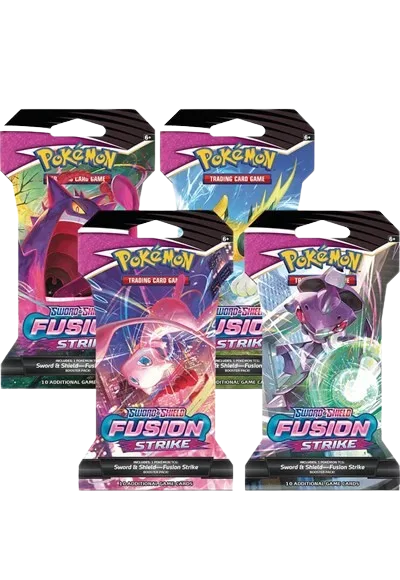 Fusion Strike Sleeved Booster Pack Art Bundle (Set of 4)
