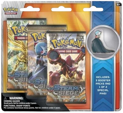 Steam Siege Collectible Pin 3-Pack Blister - Shiny Mega Gardevoir