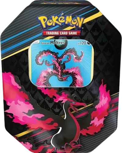 Crown Zenith Tin - Galarian Moltres (International Version)