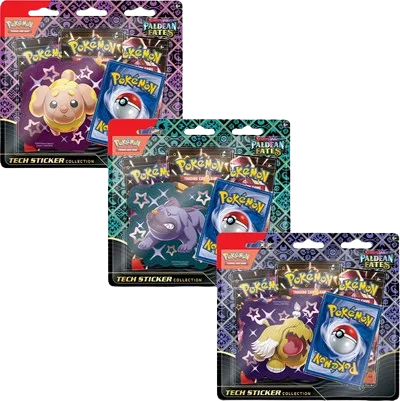 Paldean Fates Tech Sticker Collections (Set of 3)