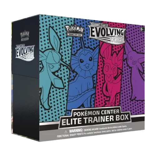 Evolving Skies Elite Trainer Box - Glaceon/Vaporeon/Sylveon/Espeon